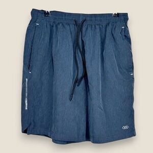 LEG3ND Running Shorts Athletic Navy Blue Gym Lightweight Legend Men Medium